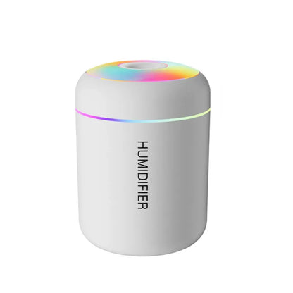 Mini 180ML Aroma Diffuser & Humidifier – Colourful LED Lights for Home & Car