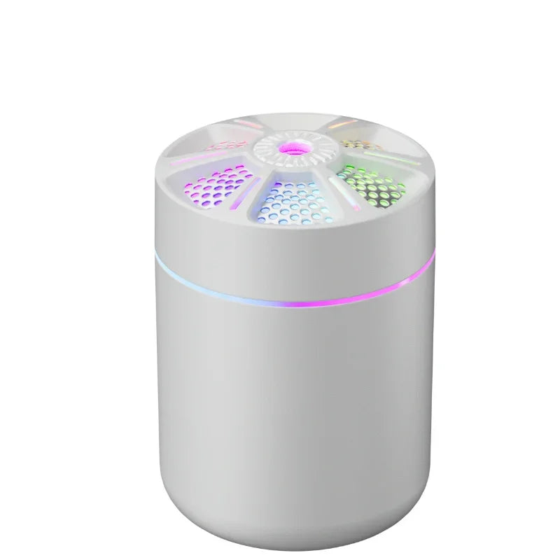 Mini 180ML Aroma Diffuser & Humidifier – Colourful LED Lights for Home & Car