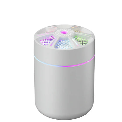 Mini 180ML Aroma Diffuser & Humidifier – Colourful LED Lights for Home & Car