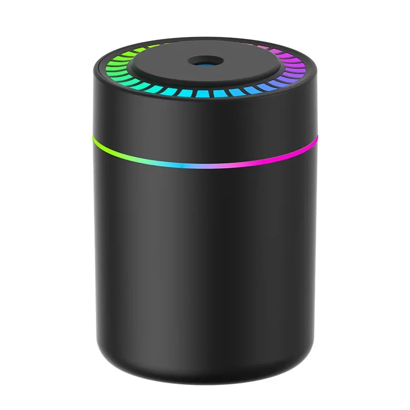 Mini 180ML Aroma Diffuser & Humidifier – Colourful LED Lights for Home & Car